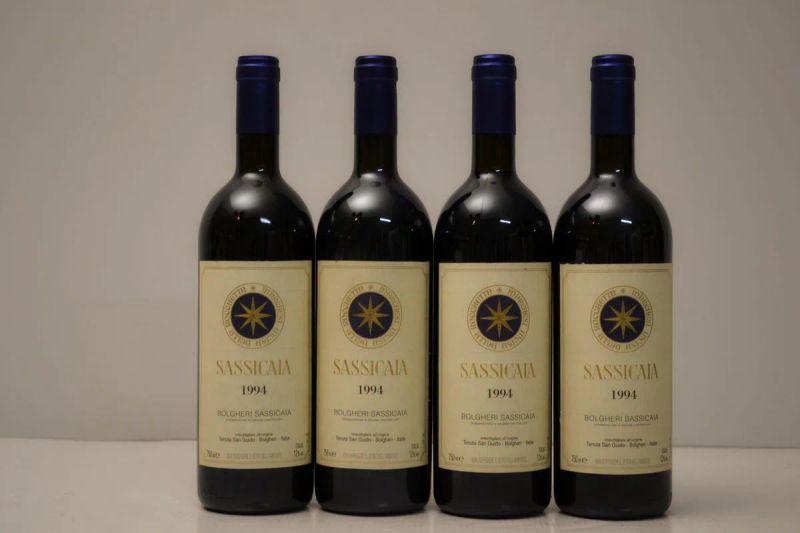 Sassicaia Tenuta San Guido 1994  - Auction FINE WINES FROM IMPORTANT ITALIAN CELLARS - Pandolfini Casa d'Aste