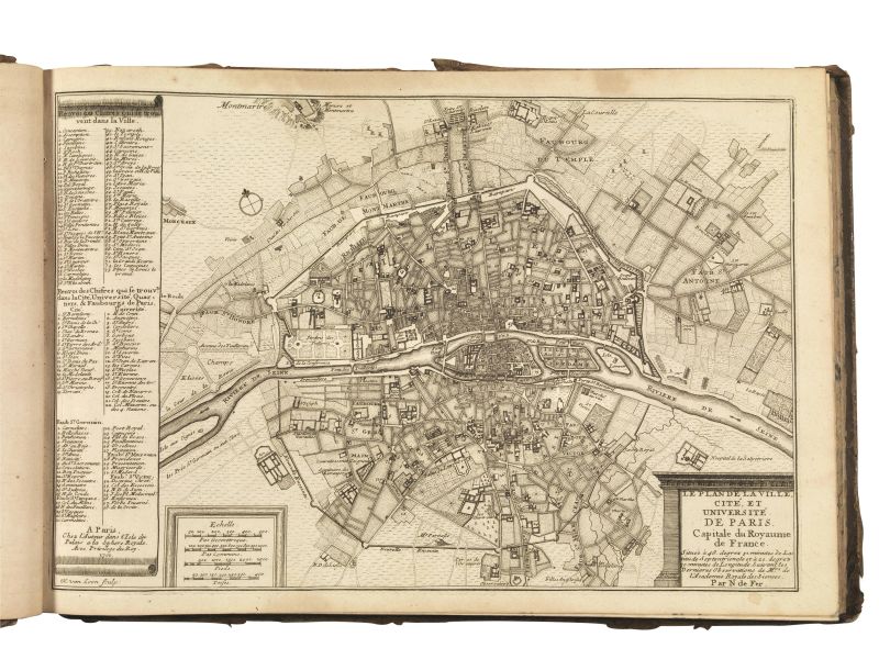      (Fortificazioni - Viaggio)   FER, Nicolas de.   Introduction a la fortification. Dedi&eacute;e a Monseigneur le Duc de Bourgogne. Par Son tres humble serviteur de Fer.   Paris, Chez l&rsquo;autheur dans l&rsquo;Isle du Palais sur le Quai de l&rsquo;Orologe a la Sphere Royale, (1691-1695).    - Asta LIBRI, MANOSCRITTI E AUTOGRAFI - Pandolfini Casa d'Aste