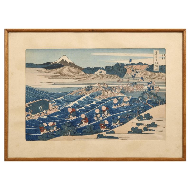 WOODCUT, JAPAN, MEIJI PERIOD, 19TH CENTURY  - Auction ONLINE AUCTION | Asian Art &#19996;&#26041;&#33402;&#26415;&#32593;&#25293; - Pandolfini Casa d'Aste