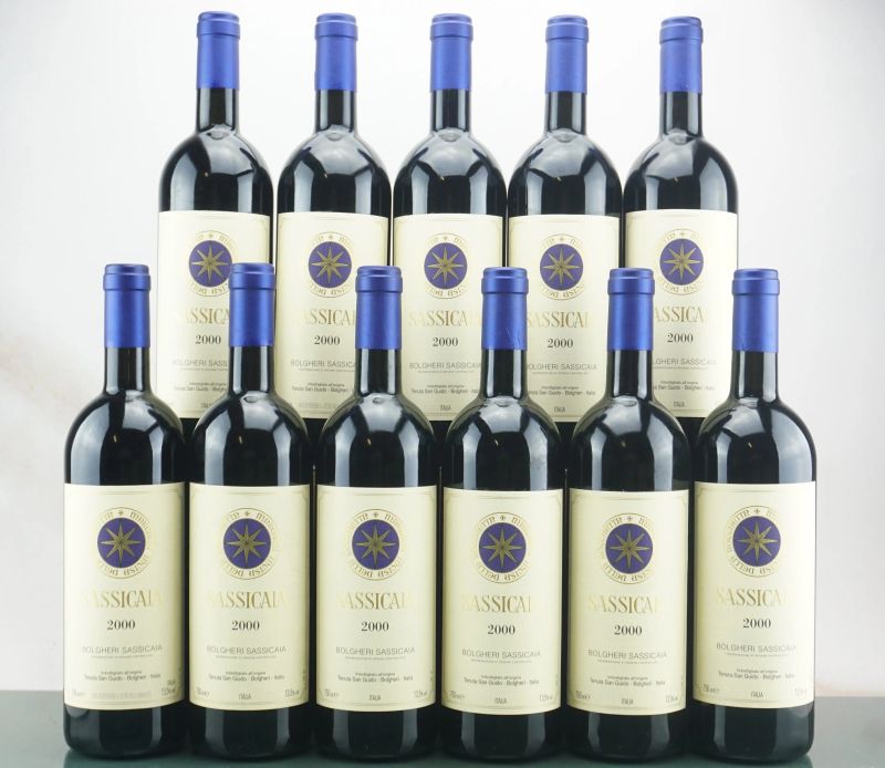Sassicaia Tenuta San Guido 2000  - Auction LA RAFFINATEZZA DELLA COMPLESSITA' - Fine and Rare Wine - Pandolfini Casa d'Aste