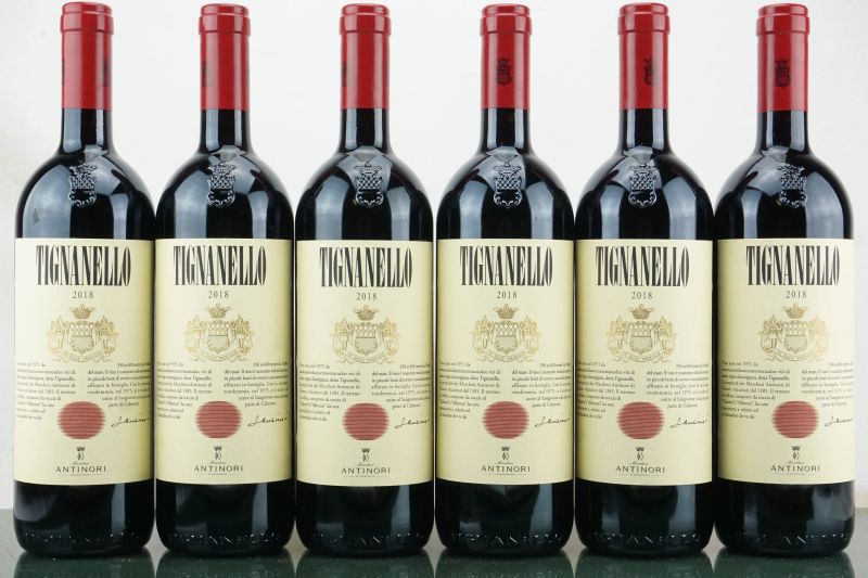 Tignanello Antinori 2018  - Auction LA RAFFINATEZZA DELLA COMPLESSITA' - Fine and Rare Wine - Pandolfini Casa d'Aste