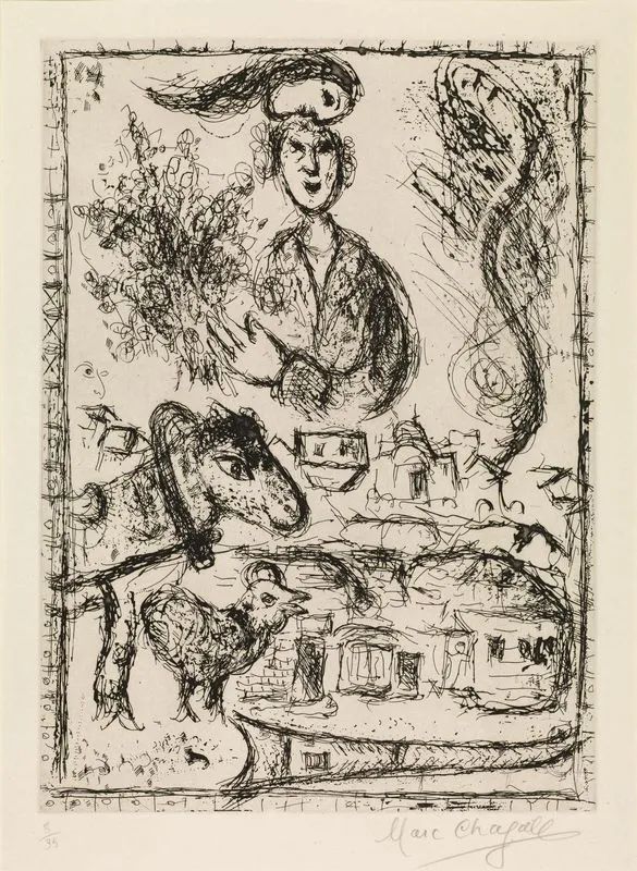 Chagall, Marc  - Asta Stampe e disegni antichi e moderni-Libri Antichi - Pandolfini Casa d'Aste