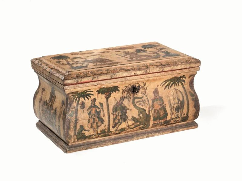 SCATOLA, VENEZIA, MET&Agrave; SECOLO XVIII  - Auction Furniture and Objects Of Art - Pandolfini Casa d'Aste