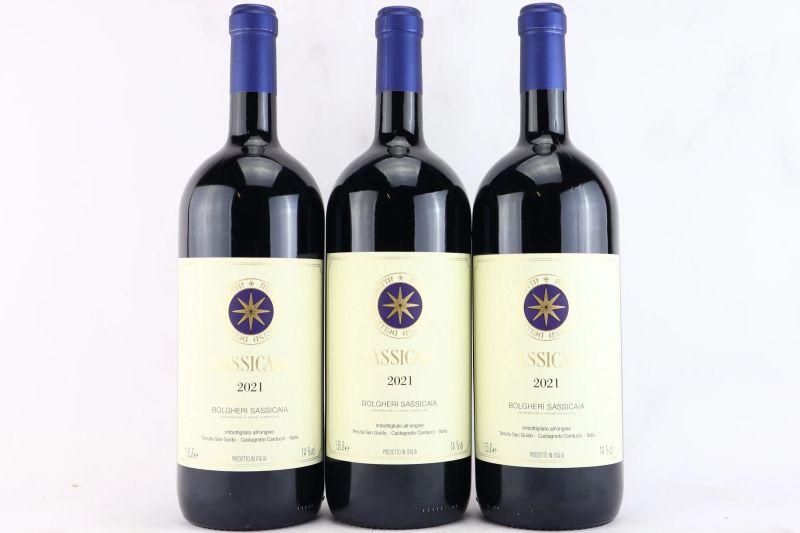 Sassicaia Tenuta San Guido 2021  - Asta MATERIA - Vini Pregiati e da Collezione - Pandolfini Casa d'Aste