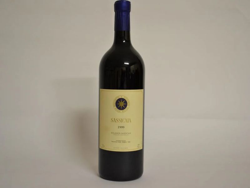 Sassicaia Tenuta San Guido 1999  - Auction PANDOLFINI FOR EXPO 2015: Finest and rarest wines - Pandolfini Casa d'Aste