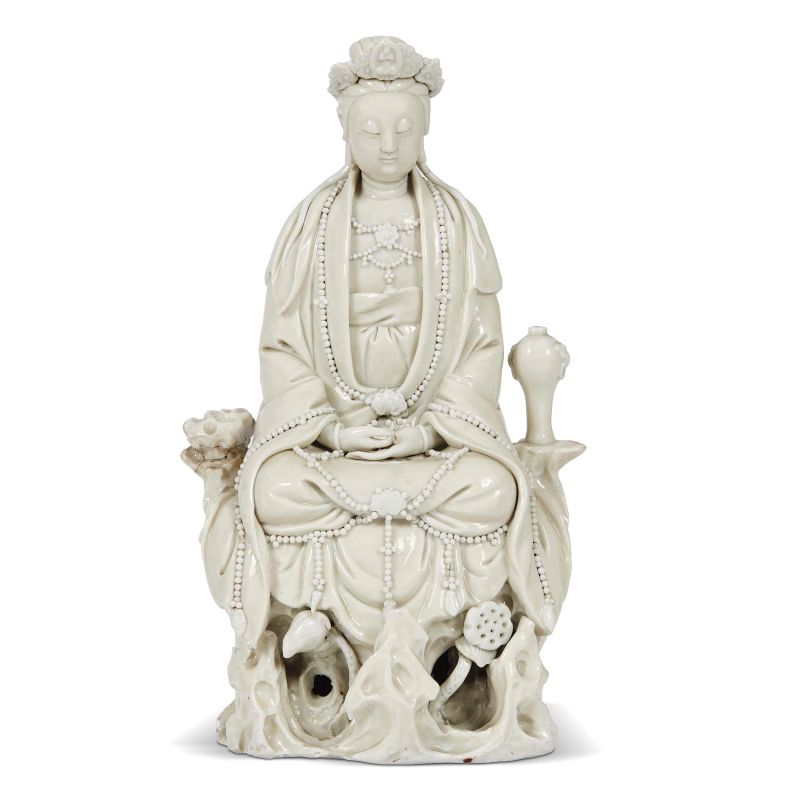A GUANYIN, CHINA, QING DYNASTY, 18TH CENTURY&#8203;  - Auction Asian Art  东方艺术 - Pandolfini Casa d'Aste