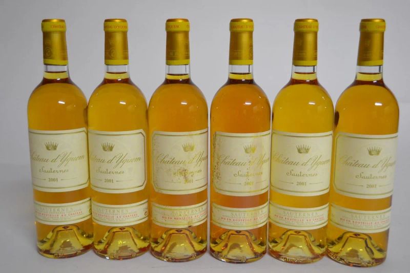 Chateau d Yquem 2001  - Auction PANDOLFINI FOR EXPO 2015: Finest and rarest wines - Pandolfini Casa d'Aste