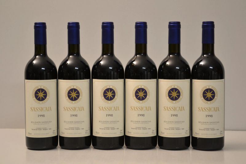 Sassicaia Tenuta San Guido 1998  - Auction the excellence of italian and international wines from selected cellars - Pandolfini Casa d'Aste
