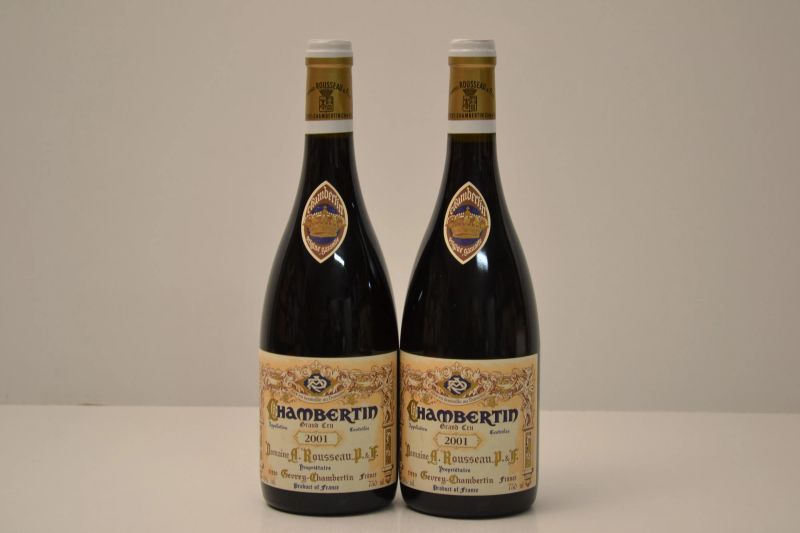 Chambertin Domaine Armand Rousseau 2001  - Auction  An Exceptional Selection of International Wines and Spirits from Private Collections - Pandolfini Casa d'Aste