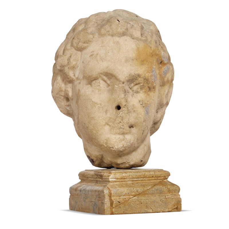 A ROMAN HEAD, 16TH CENTURY  - Auction GIOVANNI PRATESI | HOMO FABER PART II - Pandolfini Casa d'Aste