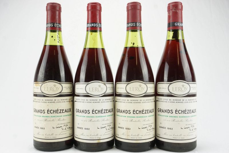      Grands &Eacute;ch&eacute;zeaux Domaine de la Roman&eacute;e Conti 1982   - Auction The Art of Collecting - Italian and French wines from selected cellars - Pandolfini Casa d'Aste