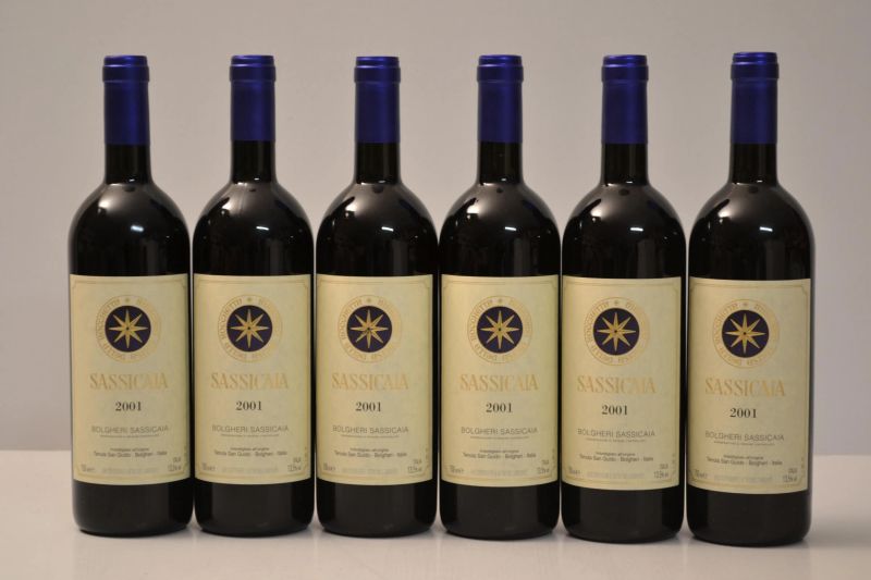 Sassicaia Tenuta San Guido 2001  - Auction the excellence of italian and international wines from selected cellars - Pandolfini Casa d'Aste