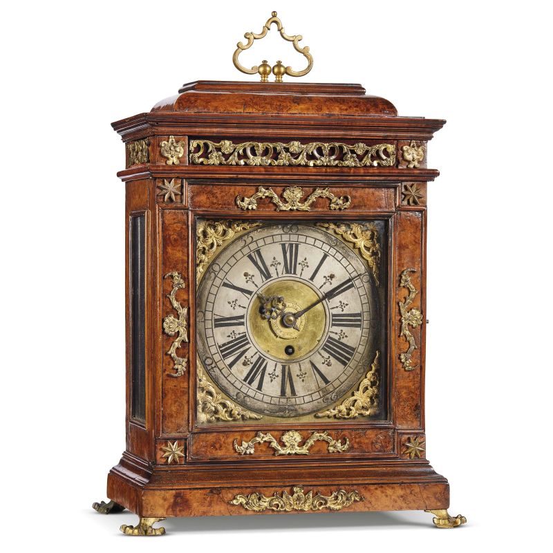 A ROMAN TABLE CLOCK, 18TH CENTURY  - Auction FURNITURE AND WORKS OF ART FROM PRIVATE COLLECTIONS - Pandolfini Casa d'Aste