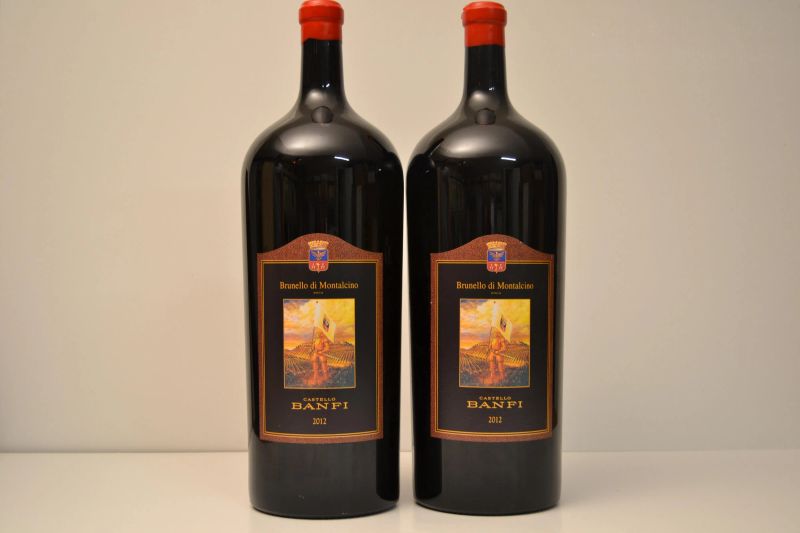 Brunello di Montalcino Banfi 2012  - Asta Una Straordinaria Selezione di Vini Pregiati da Cantine Italiane - Pandolfini Casa d'Aste