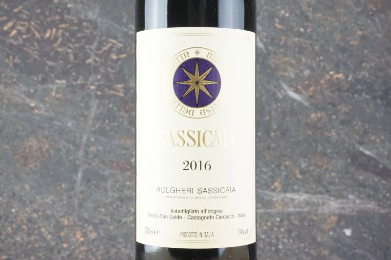 Sassicaia Tenuta San Guido 2016  - Asta Smart Wine 2.0 | Click & Drink - Pandolfini Casa d'Aste