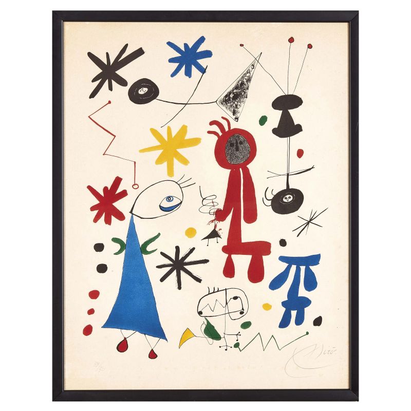 Joan Miro' I Ferr&#224; : JOAN MIRO' I FERRA'  - Auction ONLINE AUCTION | MODERN AND CONTEMPORARY ART - Pandolfini Casa d'Aste