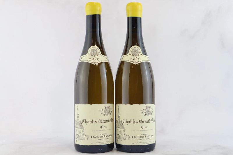 



Chablis Clos Domaine Raveneau 2020  - Auction La Joie du Vin - Fine and Rare Wine - Pandolfini Casa d'Aste