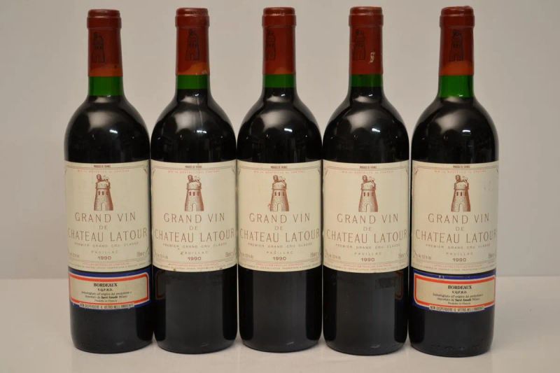 Chateau Latour 1990  - Auction Fine Wine and an Extraordinary Selection From the Winery Reserves of Masseto - Pandolfini Casa d'Aste