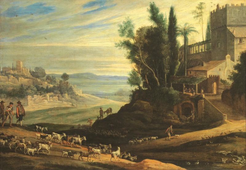 Scuola fiamminga, prima metà sec. XVII  - Auction ARCADE | 14th TO 20th CENTURY Paintings - Pandolfini Casa d'Aste