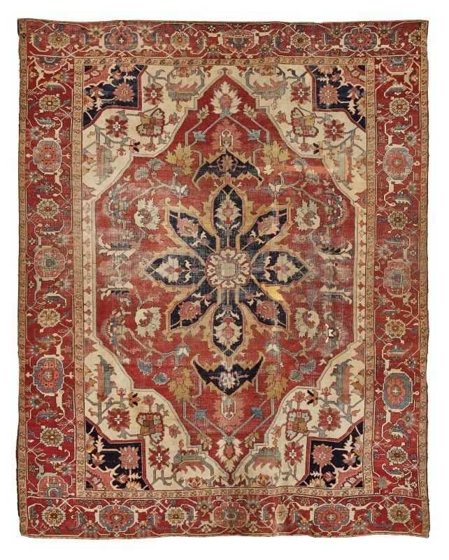      TAPPETO SERAPI, PERSIA, 1850   - Auction important antique rugs - Pandolfini Casa d'Aste