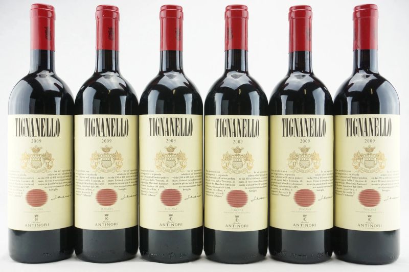 Tignanello Antinori 2009  - Auction THE SIGNIFICANCE OF PASSION - Fine and Rare Wine - Pandolfini Casa d'Aste