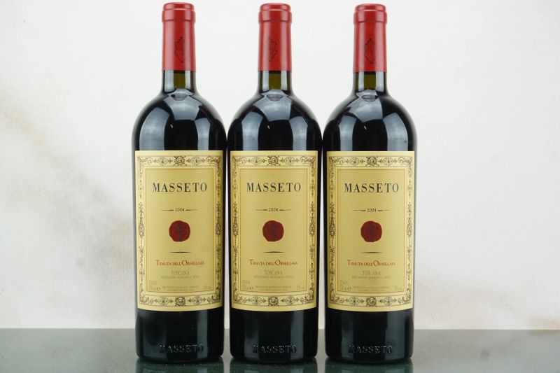Masseto 2004  - Auction LA RAFFINATEZZA DELLA COMPLESSITA' - Fine and Rare Wine - Pandolfini Casa d'Aste