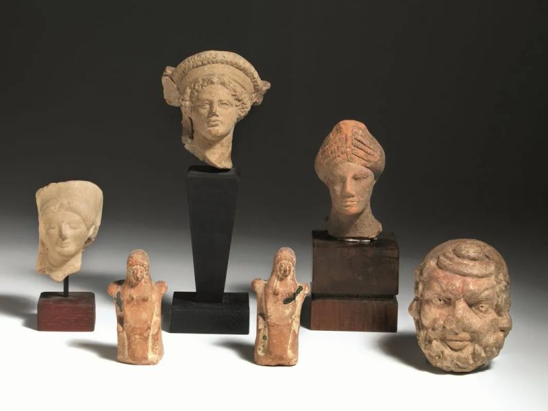 SEI STATUETTE VOTIVE  - Auction Antiquities - Pandolfini Casa d'Aste