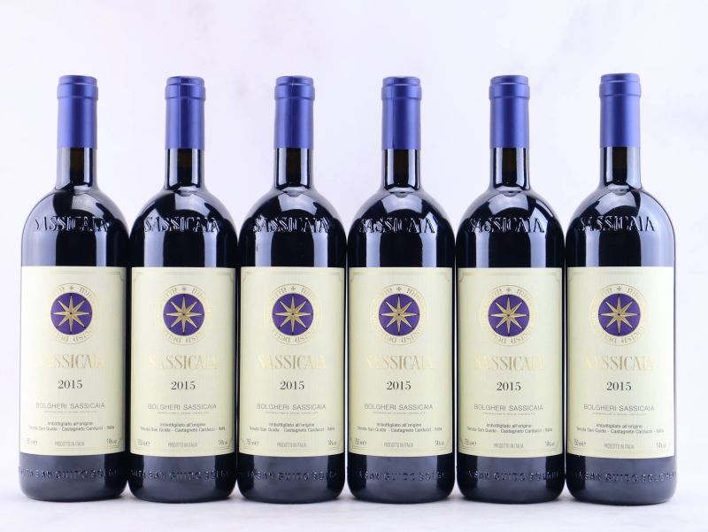 



Sassicaia Tenuta San Guido 2015  - Auction ALCHIMIA - Fine and Rare Wine - Pandolfini Casa d'Aste