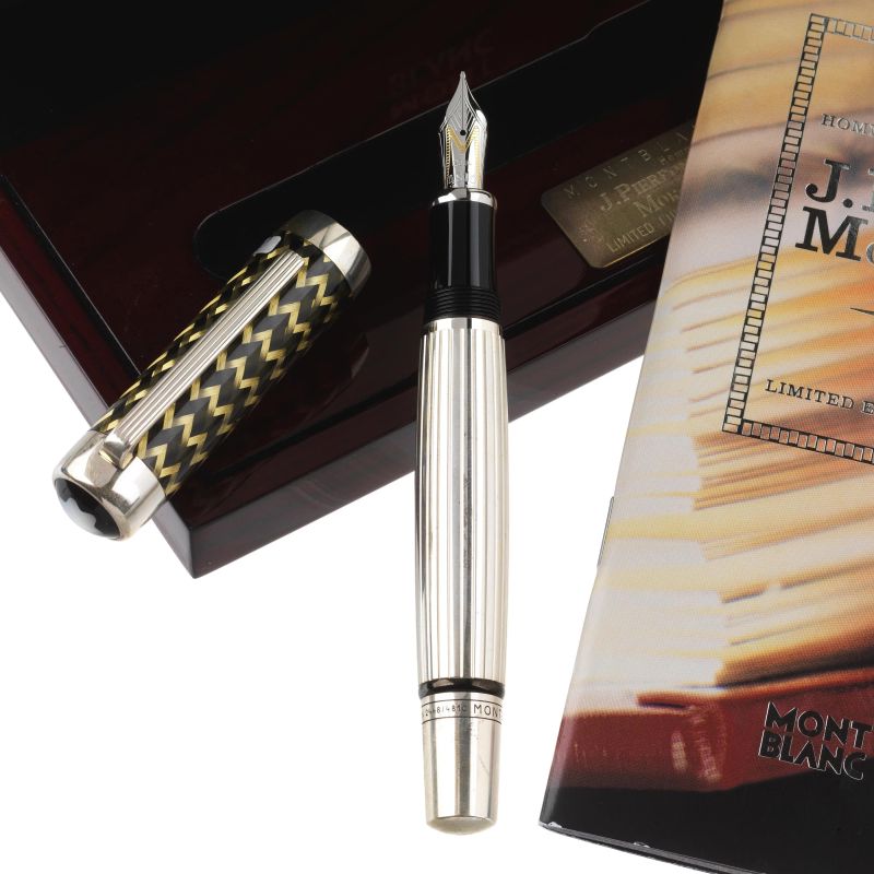 Montblanc : MONTBLANC J. PIERPONT MORGAN PENNA STILOGRAFICA EDIZIONE LIMITATA N. 2448/4810, 2004  - Asta ASTA A TEMPO | PENNE DA COLLEZIONE - Pandolfini Casa d'Aste