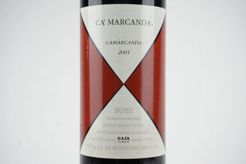 Camarcanda Ca' Marcanda Gaja 2001  - Asta ASTA A TEMPO | Smart Wine - Pandolfini Casa d'Aste