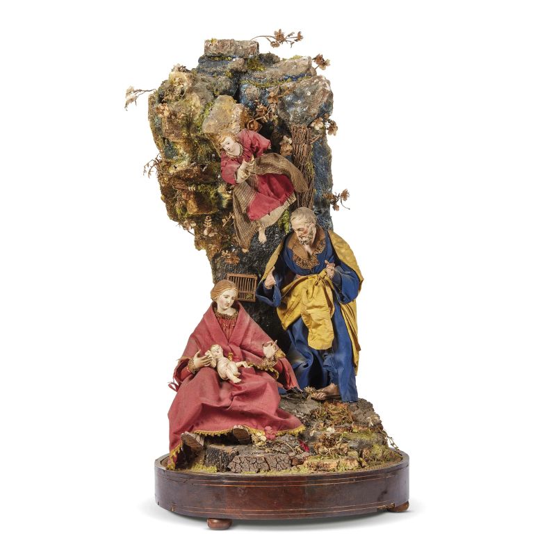 Tuscan, late 18th century, Nativity, terracotta, cm  - Auction FURNITURE, OBJECTS OF ART AND SCULPTURES FROM PRIVATE COLLECTIONS - Pandolfini Casa d'Aste