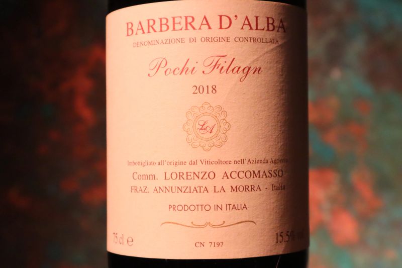 



Barbera d&rsquo;Alba Pochi Filagn Lorenzo Accomasso 2018  - Asta Smartwine 2.0 | Christmas Edition - Pandolfini Casa d'Aste