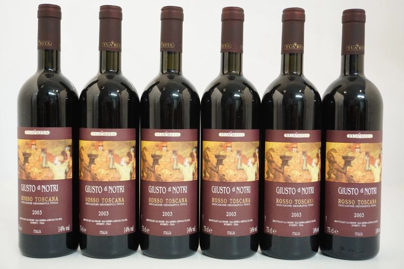      Giusto di Notri Tua Rita 2003   - Auction Online Auction | Smart Wine & Spirits - Pandolfini Casa d'Aste