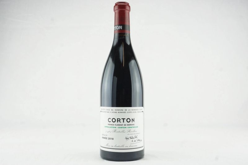 Corton Prince Florent De Merode Domaine de la Romanee Conti 2018  - Auction THE SIGNIFICANCE OF PASSION - Fine and Rare Wine - Pandolfini Casa d'Aste