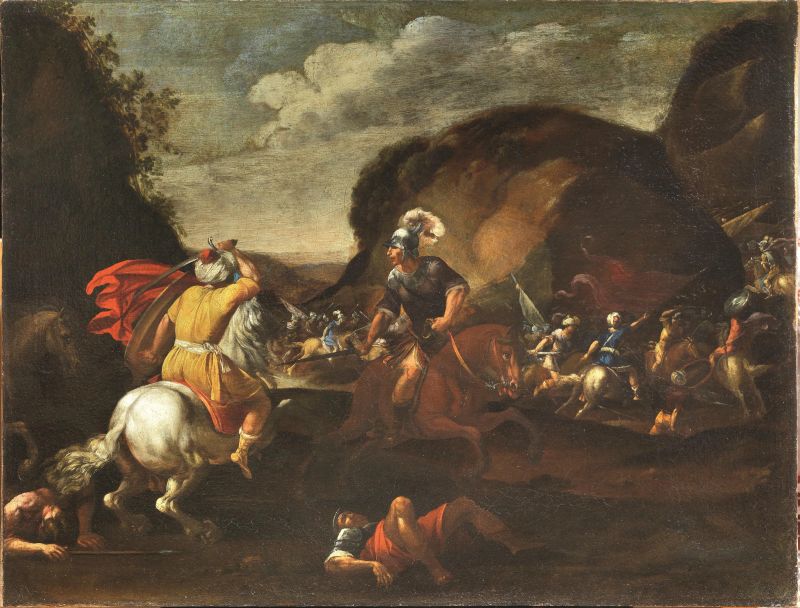 Scuola napoletana, sec. XVII  - Asta ARCADE | Dipinti dal XVI al XVIII secolo - Pandolfini Casa d'Aste
