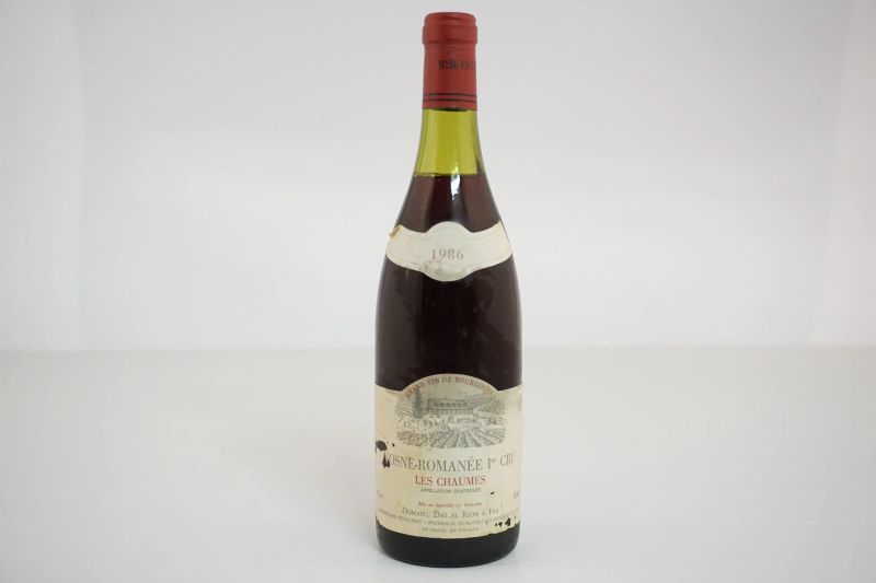 Vosne-Roman&eacute;e Les Chaumes Domaine Daniel Rion &amp; Fils 1986  - Asta ASTA A TEMPO | Smart Wine - Pandolfini Casa d'Aste