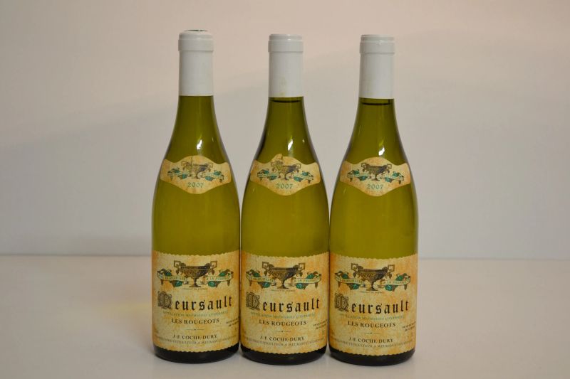 Meursault Les Rougeots Domaine J.-F. Coche Dury 2007  - Auction A Prestigious Selection of Wines and Spirits from Private Collections - Pandolfini Casa d'Aste