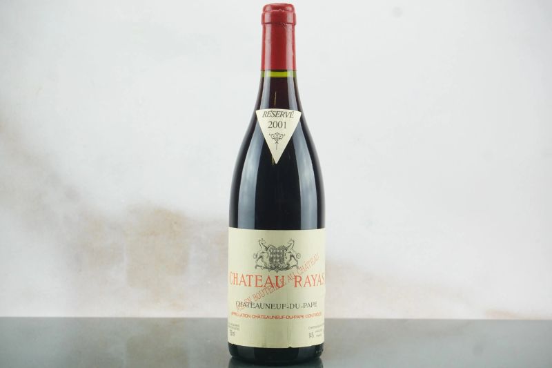 Ch&acirc;teauneuf-du-Pape R&eacute;serve Ch&acirc;teau Rayas 2001  - Auction LA RAFFINATEZZA DELLA COMPLESSITA' - Fine and Rare Wine - Pandolfini Casa d'Aste