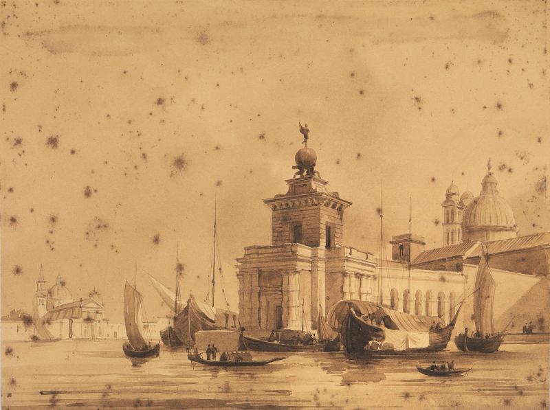      Artista del sec. XIX   - Auction Works on paper: 15th to 19th century drawings, paintings and prints - Pandolfini Casa d'Aste
