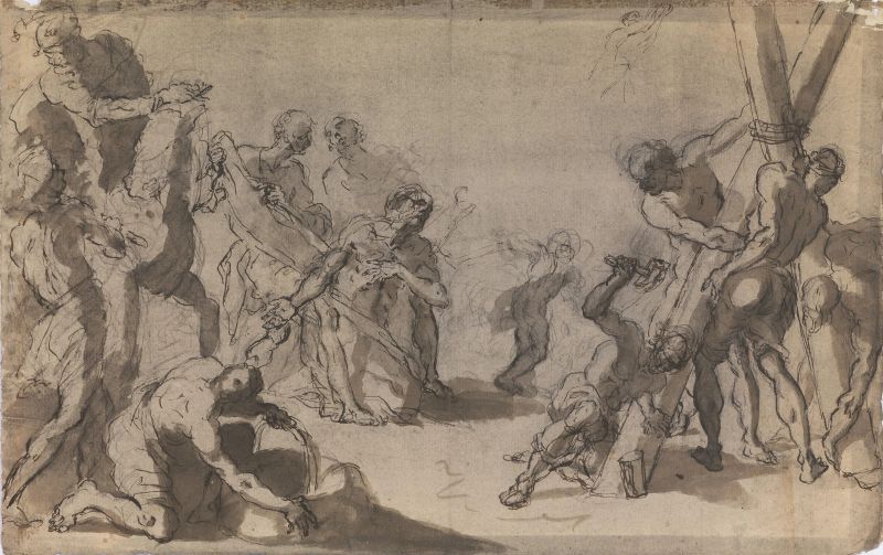      Scuola veneta, sec. XVII   - Auction Works on paper: 15th to 19th century drawings, paintings and prints - Pandolfini Casa d'Aste