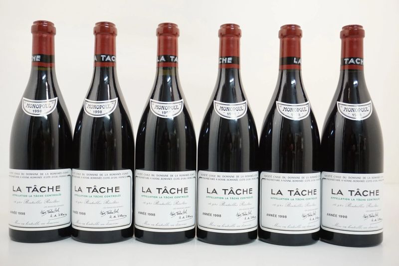 La Tâche Domaine de la Romanée Conti 1998  - Auction FINE WINES AND SPIRITS - Pandolfini Casa d'Aste