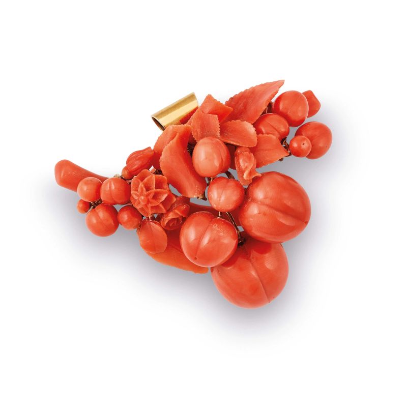 



PENDENTE CON CORALLO  - Asta GIOIELLI - Pandolfini Casa d'Aste