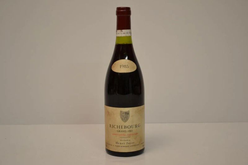 Richebourg Domaine Henri Jayer 1985  - Auction Fine Wine and an Extraordinary Selection From the Winery Reserves of Masseto - Pandolfini Casa d'Aste
