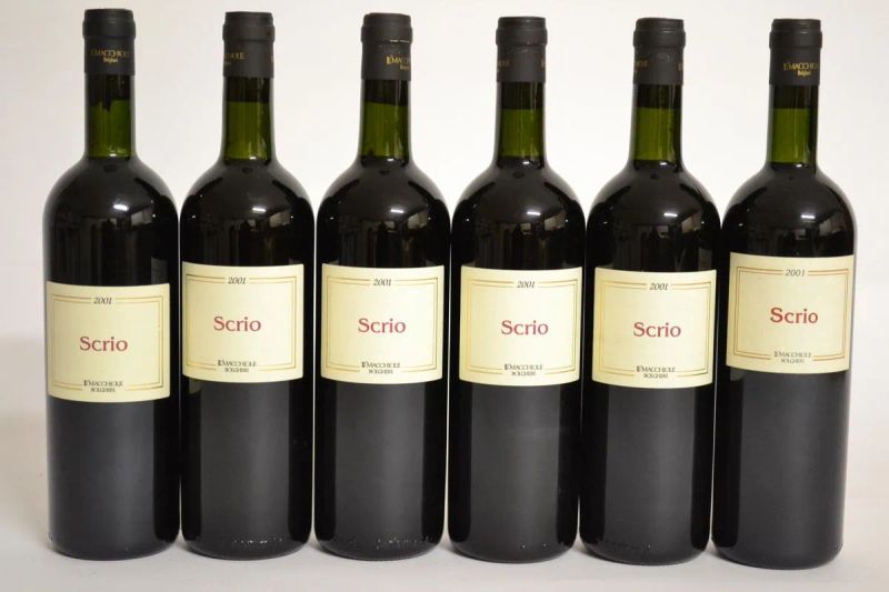 Scrio Le Macchiole 2001  - Auction PANDOLFINI FOR EXPO 2015: Finest and rarest wines - Pandolfini Casa d'Aste