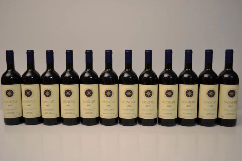 Sassicaia Tenuta San Guido 1997  - Asta Vini Pregiati e una Straordinaria Selezione dalla Cantina Storica di Masseto - Pandolfini Casa d'Aste