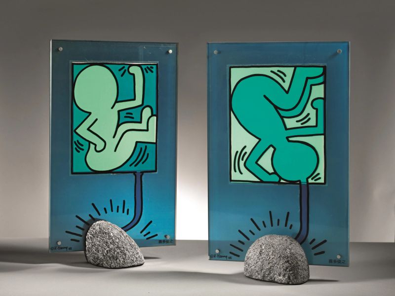      Keith Haring e    - Asta DESIGN E ARTI DECORATIVE DEL '900 - Pandolfini Casa d'Aste