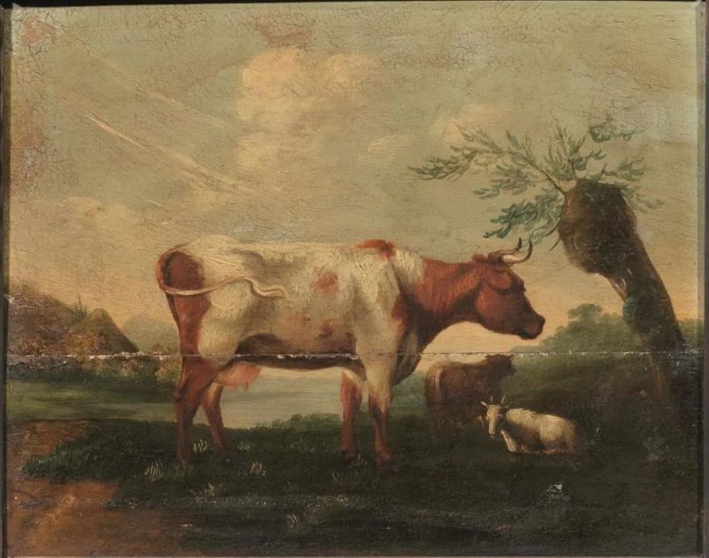 Maniera della pittura olandese del Sei-Settecento  - Asta Dipinti Antichi e Dipinti del Secolo XIX - Pandolfini Casa d'Aste