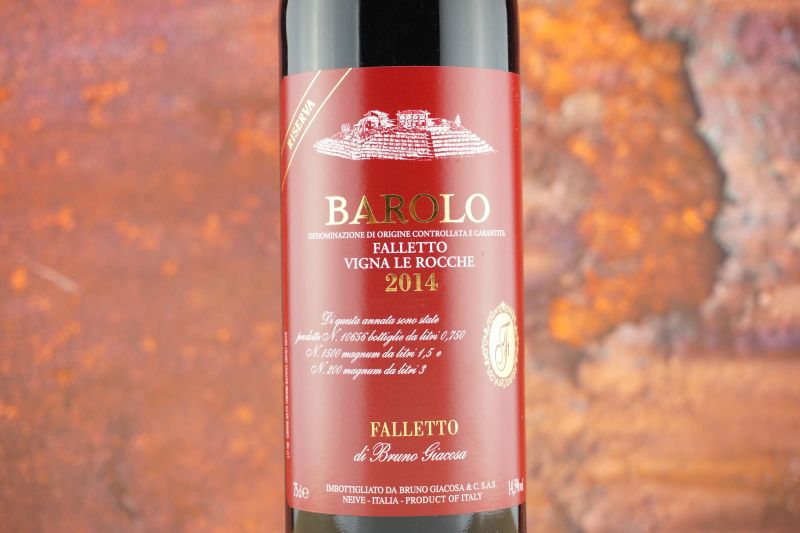 Barolo Falletto Vigna le Rocche Riserva Etichetta Rossa Bruno Giacosa 2014  - Auction Smart Wine 2.0 | Summer Edition - Pandolfini Casa d'Aste