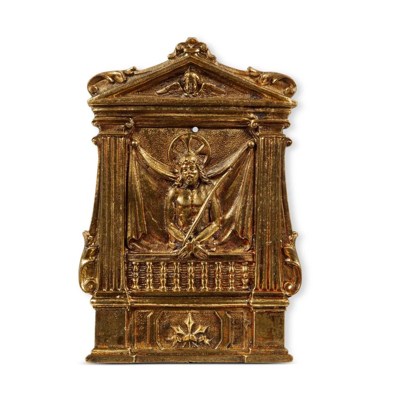 



Circle of Gerolamo Campagna, Venice, second half 16th century, Ecce Homo, gilted bronze   - Auction PLAQUETTES, MEDALS, AND SMALL BRONZE SCULPTURES FROM THE COLLECTION OF MARIO SCAGLIA AND OTHER PROVENANCES - Pandolfini Casa d'Aste