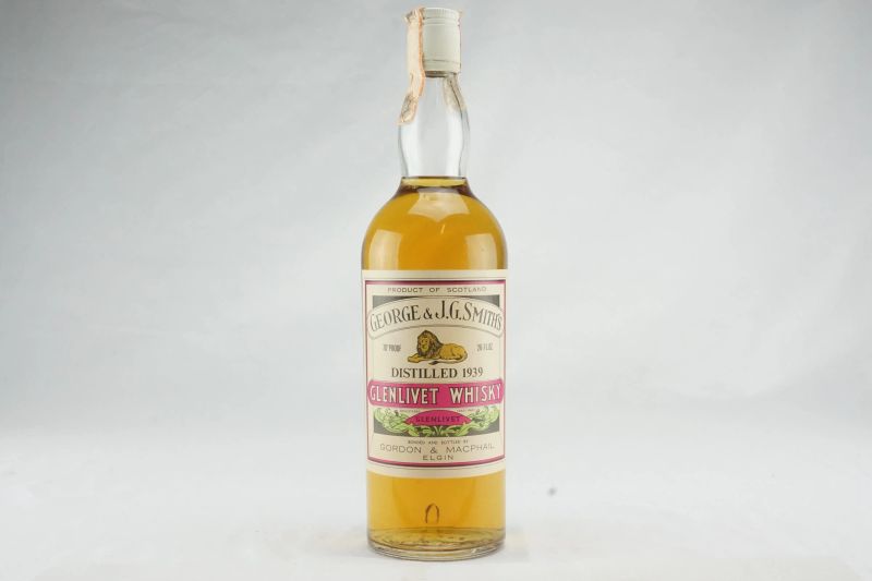 Glenlivet 1939  - Asta Dal Rosso all'Oro - Whisky e Distillati da Collezione - Pandolfini Casa d'Aste